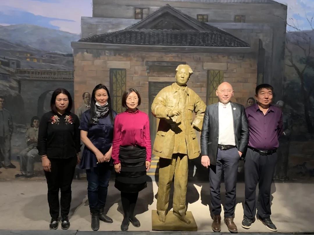 鲁迅美术学院院长李象群调研指导延安文艺纪念馆