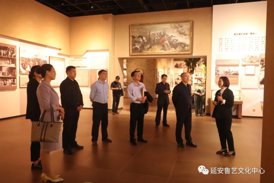 陕西省延安精神研究会梁宏贤会长一行前来我中心